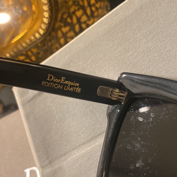 Dior Vintage limited edition black and white sunglasses. - Picture 3 of 10